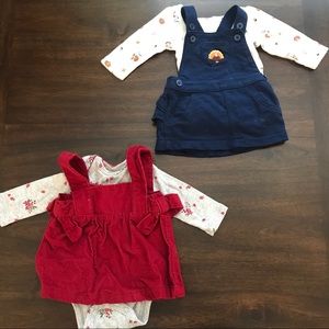 Newborn holiday outfits (bundle)